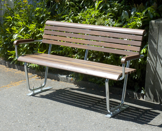 Landi Bench-Table-Bench | Sistemas de mesas sillas | BURRI