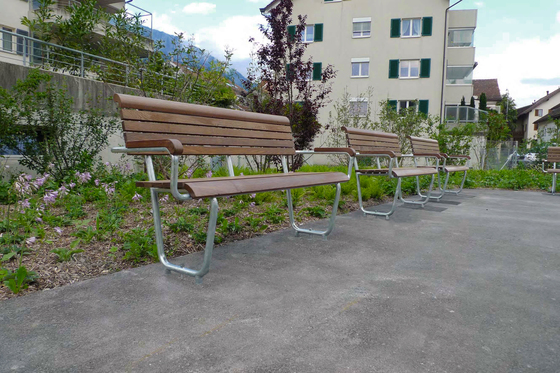 Landi Bench-Table-Bench | Table-seat combinations | BURRI