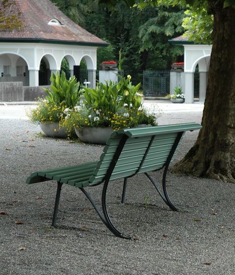 Klosterhof with backrest | Benches | BURRI
