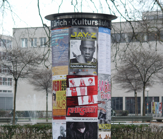 Small poster/advertising pillar | Bornes d'information | BURRI