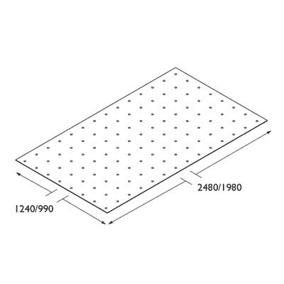 Mini Thepel | 01 aluminium sheet | Plaques de métal | Fractal