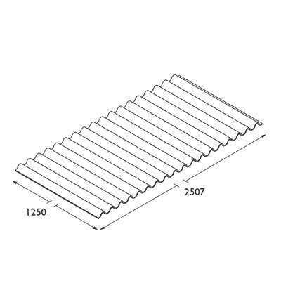 Wave Alu | 09 aluminium sheet | Wall panels | Fractal