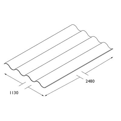 Slow Wave Perfo | 14 aluminium sheet | Lamiere metallo | Fractal