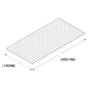 Square | 29 aluminium sheet | Plaques de métal | Fractal