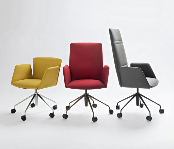 Vela Visitors low-backrest chair | Chairs | Tecno