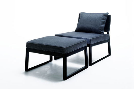 VIOLA lounge chair/ottoman | Poltrone | IXC.
