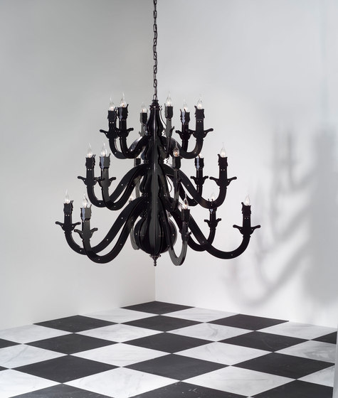 Night Watch chandelier round | Lámparas de araña | Brand van Egmond