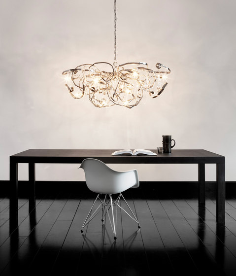 Delphinium customised gold walllamp | Wall lights | Brand van Egmond