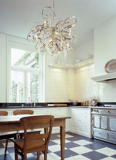 Delphinium chandelier conical | Chandeliers | Brand van Egmond