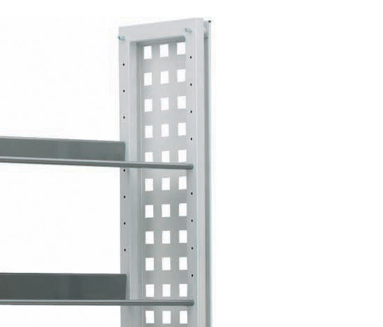 Littbus Perforated Steel / Double sided 542x2044 mm | Shelving | Lustrum