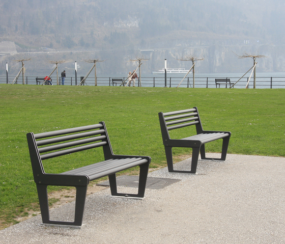 City Bench Type V with backrest | Panche | BURRI