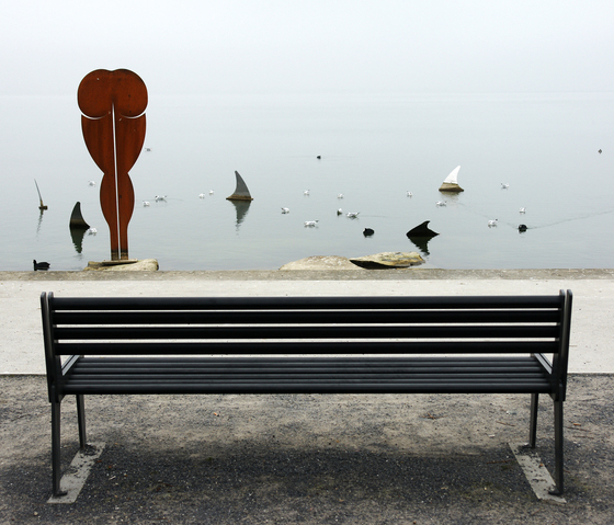 City Bench Type A without backrest, standard | Benches | BURRI