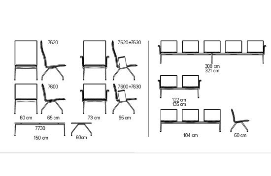 X-line chair | Chaises | Bent Krogh