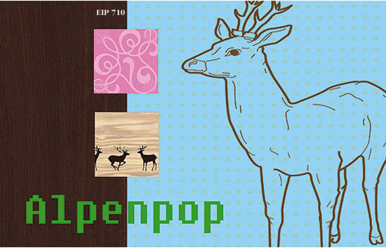 Alpenpop Muster 1 B | Pannelli composto | Westag & Getalit AG