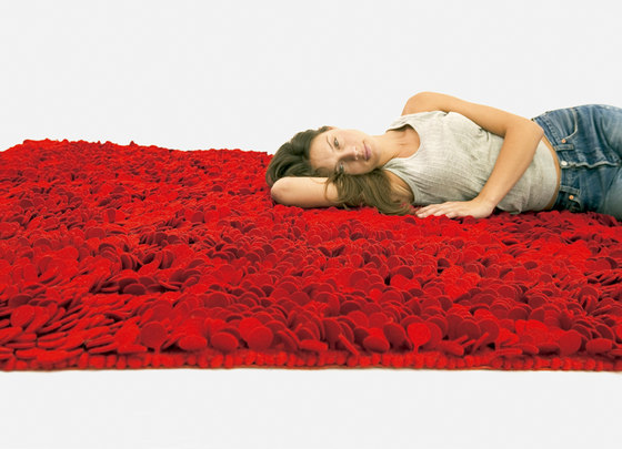 Roses Rojo | Alfombras / Alfombras de diseño | Nanimarquina