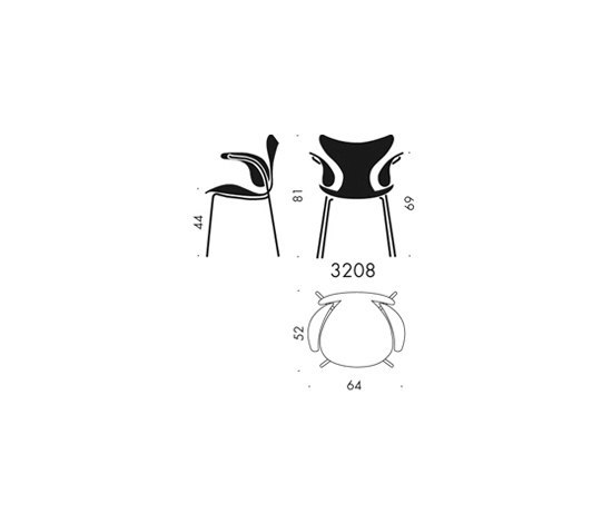 Lily™ Chair | 3208 | Chairs | Fritz Hansen