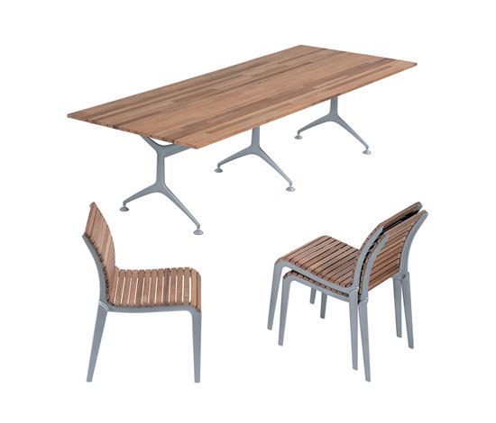 tech wood table 240 / M24 | Esstische | Alias