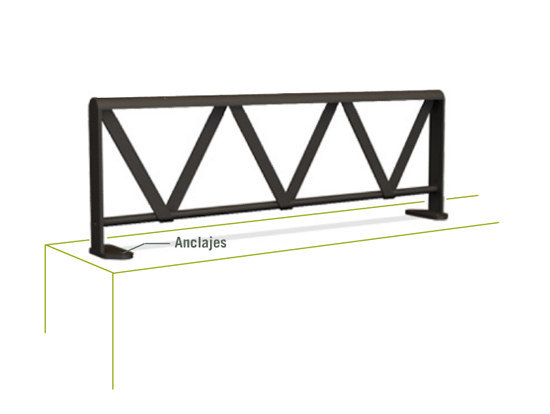 Parapet railings | Railings / Barriers | Trenza Metal