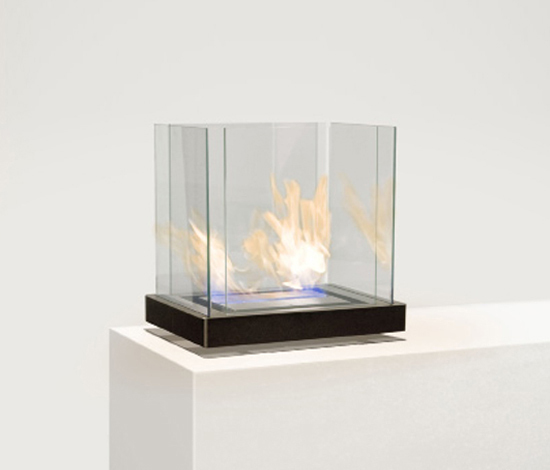 corner flame | Ventless fires | Radius Design