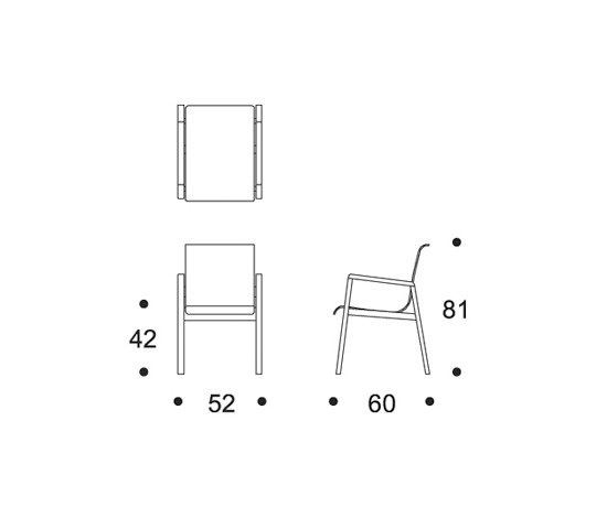 Armchair 403 “Hallway“ | Stühle | Artek