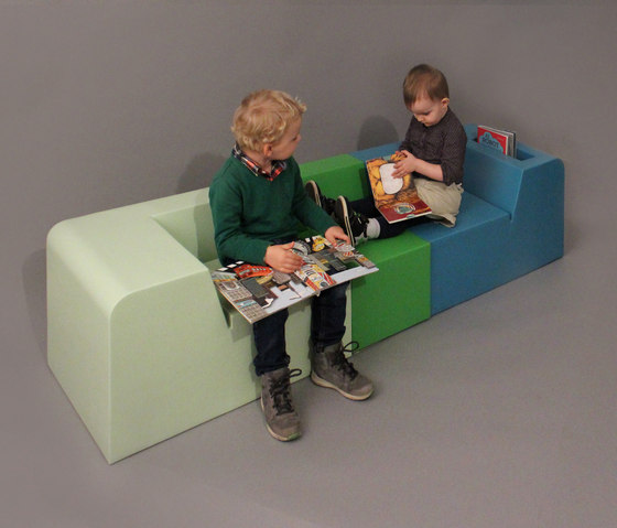 do_linette Childrens chair long with niche for books | Kids armchairs / sofas | Designheiten
