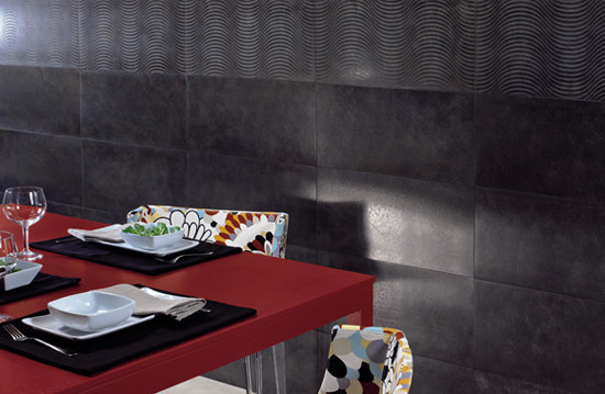 Neo Ripple Titanium 30x60 | Wall tiles | Azuvi