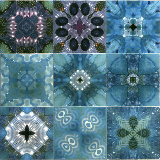Blue Glitz 8 | Ceramic tiles | Dominic Crinson