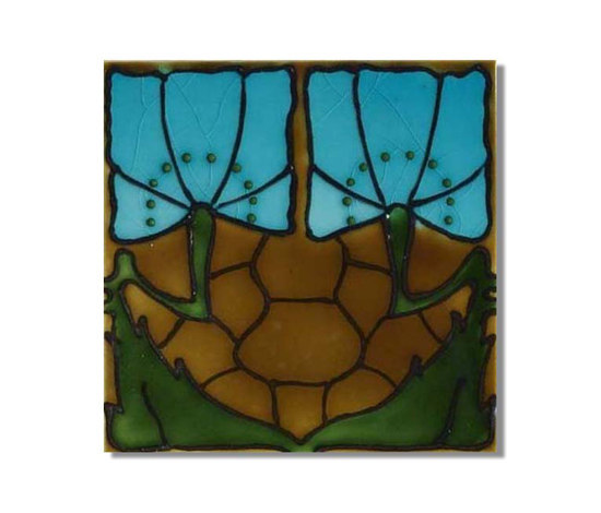 Art Nouveau wall tile F42 | Azulejos de pared | Golem GmbH