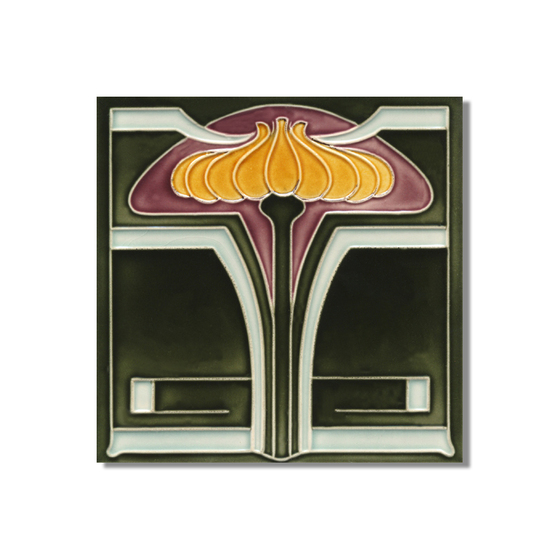 Art Nouveau wall tile F26.V5 | Piastrelle pareti | Golem GmbH