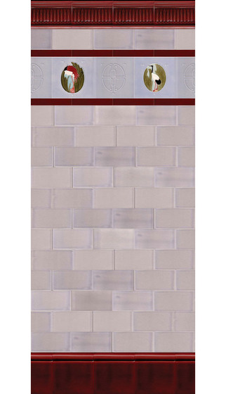 Art Nouveau wall tile F47b | Piastrelle pareti | Golem GmbH