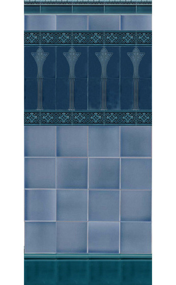 Art Nouveau wall tile F30b | Azulejos de pared | Golem GmbH