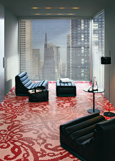 Embroidery Red mosaic | Mosaici vetro | Bisazza