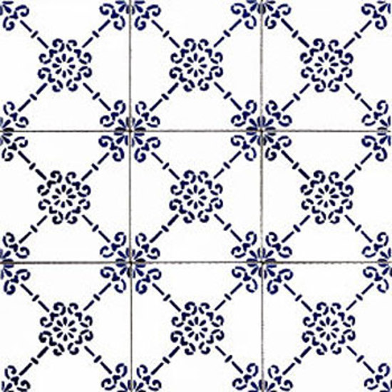 Palmettina Blu 10x10 | Azulejos de pared | Giovanni De Maio
