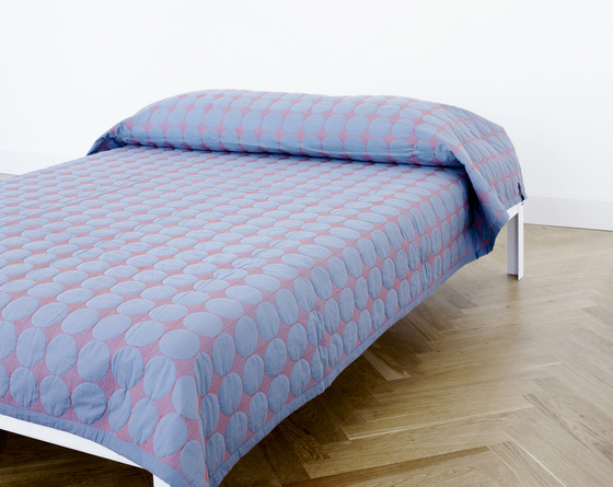 Mega Dot by Hay | Quilt | Blue | Dark Grey | Green
