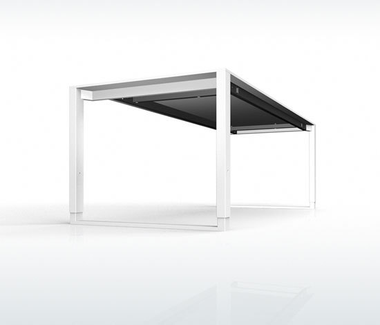 Fibre Sleigh-based-table | Desks | Stilo
