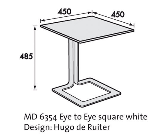 Eye to Eye White | Side tables | Lourens Fisher