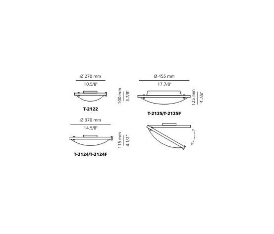 T-2122 flushmount | Lampade plafoniere | Estiluz