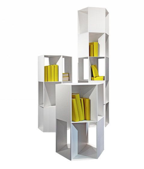 Hexagon bookcase | Shelving | Quodes