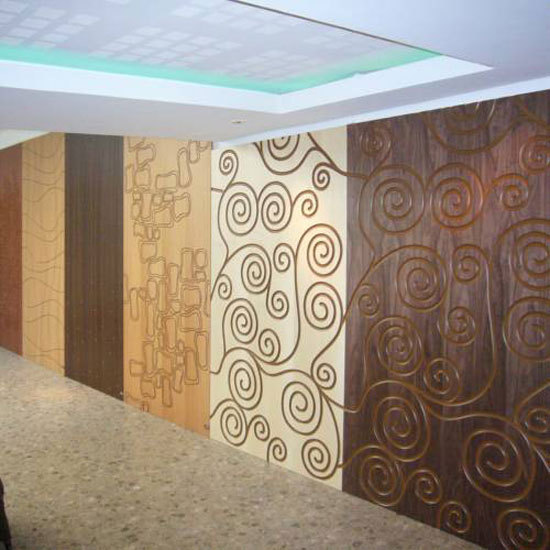 Arabesques carved MDF | Wood panels | Marotte