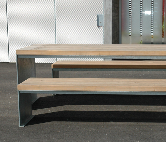 Picknick bench with backrest | Benches | BURRI