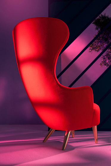 Micro Wingback Chair Copper Leg Hallingdal 65 | Armchairs | Tom Dixon