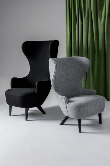 Micro Wingback Chair Copper Leg Hallingdal 65 | Sillones | Tom Dixon