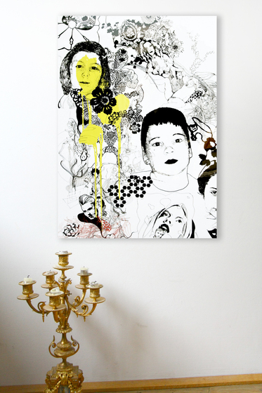 moveable wallpaper childrens world | Peintures murales / art | Nina Levett