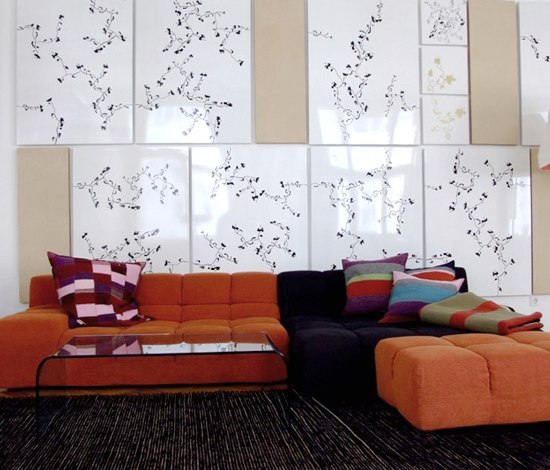 moveable wallpaper flowers  1 | Quadri / Murales | Nina Levett