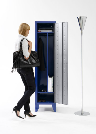 Design Anta Inox | 1 Inox design door locker with partition | Armadietti | Dieffebi