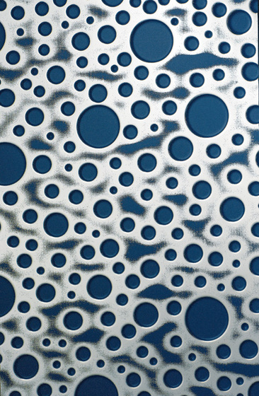 Bubble Orange PF/Silver | Synthetic panels | SIBU DESIGN