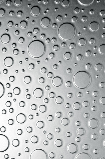 Drops Silver PF met | Kunststoff Platten | SIBU DESIGN