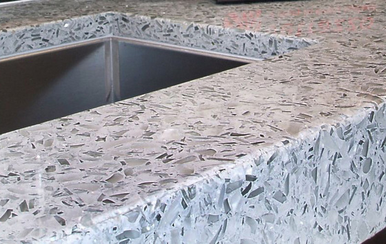 Vetrazzo® Cool Titanium | Concrete panels | Vetrazzo®