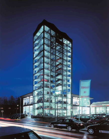 Car Display Tower | Fully automatic parking systems | Wöhr