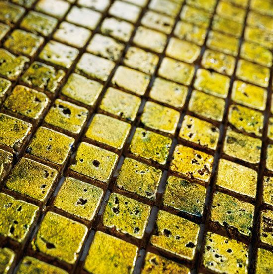 Lacca Verde LVV 13 Mosaik | Naturstein Mosaike | Petra Antiqua srl